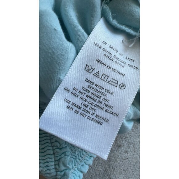 Maeve by Anthropologie Blue Rosa Swiss Dot Blouse Size XS - Picture 5 of 8